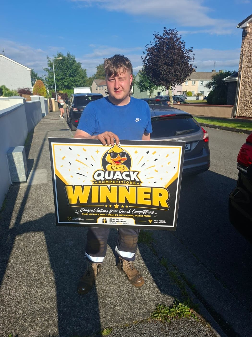 Adam Carey, winner of 2 kerry v armagh tickets