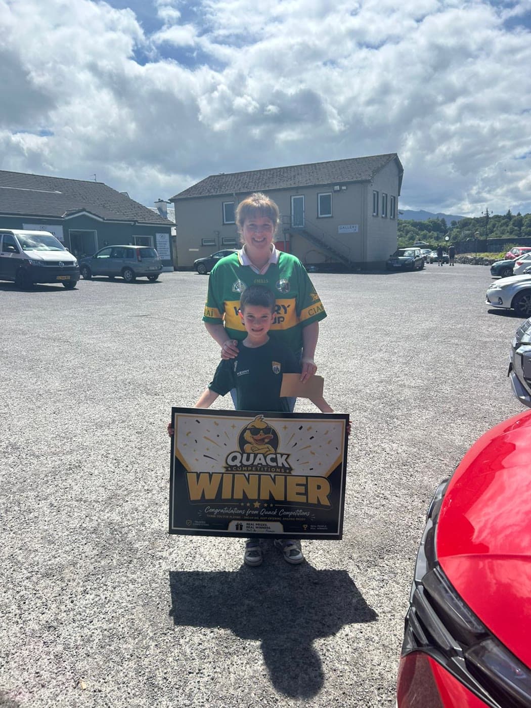 Sandra Enright, winner of 2 kerry v armagh tickets